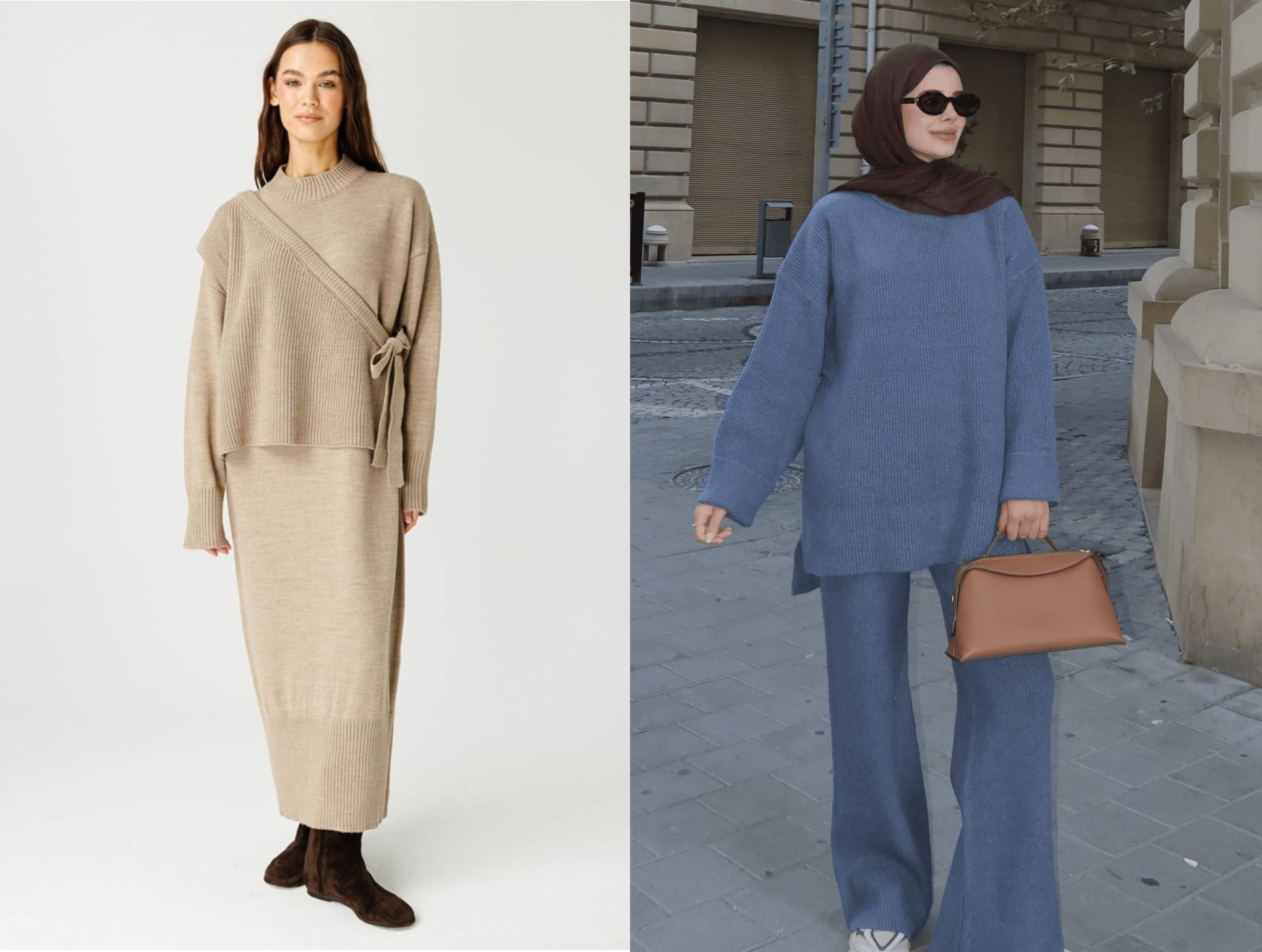 Modest fashion dames collectie met twinsets en knit sets – Pure Modesty