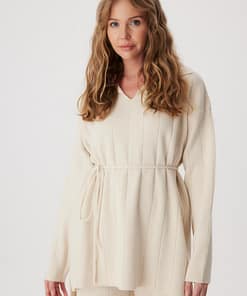 Polokraag Twin Set Wit – Elegante Modest Set