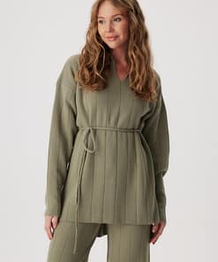 Polokraag Twin Set Groen – Modest Dames Set