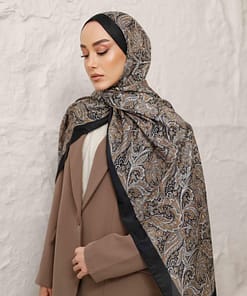 Hoofddoek Ethnic Style Crème Caramel – Modest Hijab